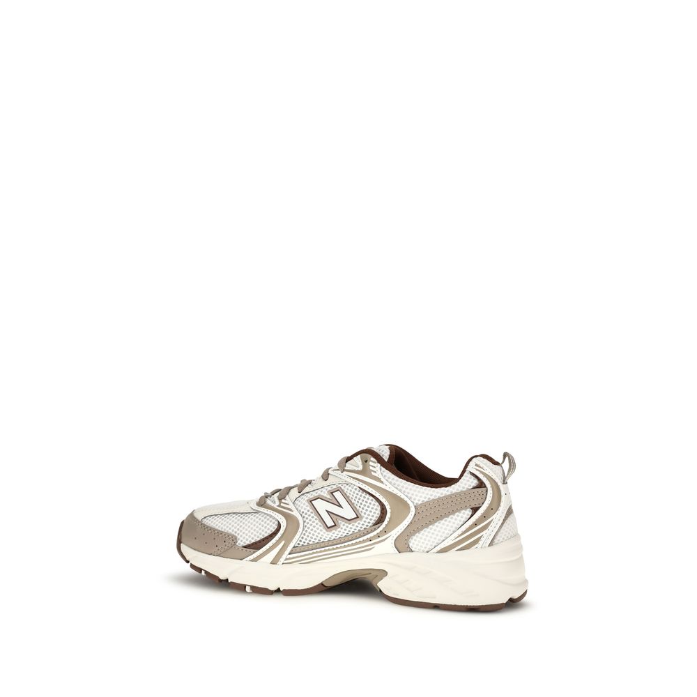 Baskets de sport New Balance en tissu argenté