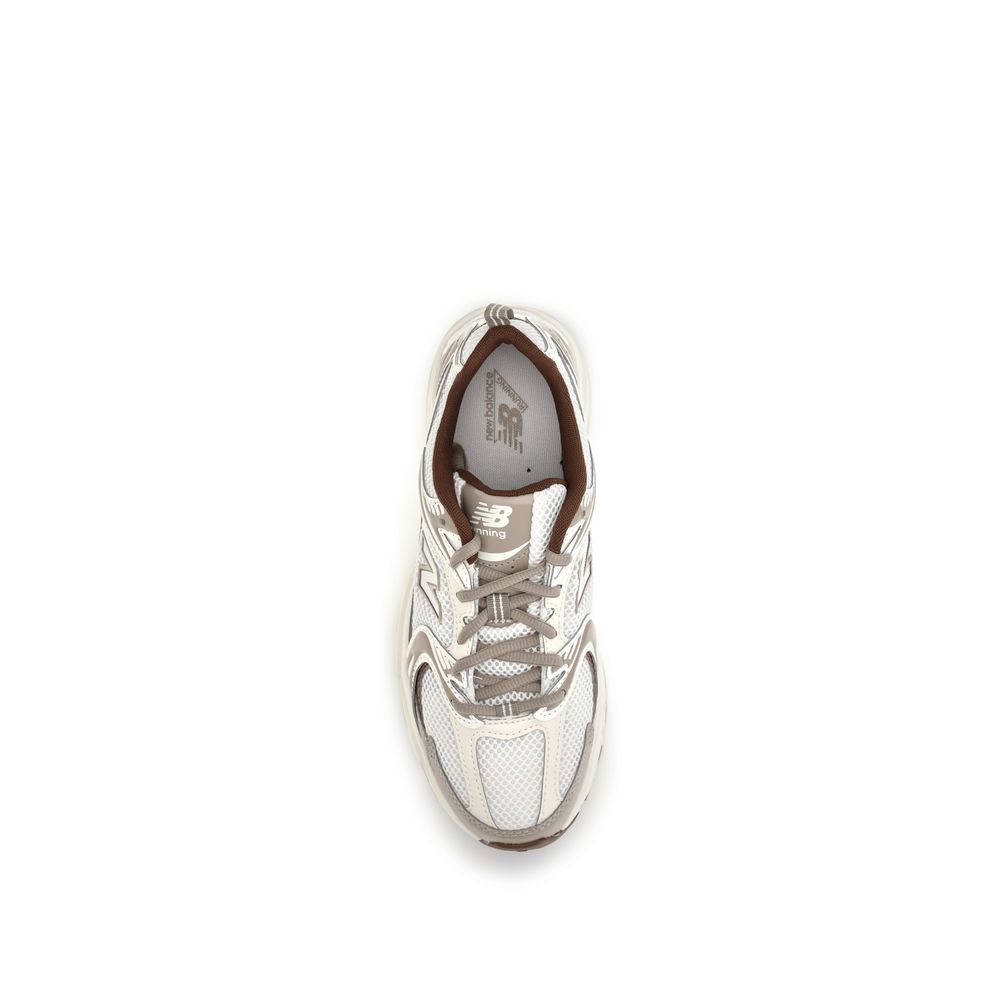 Baskets de sport New Balance en tissu argenté