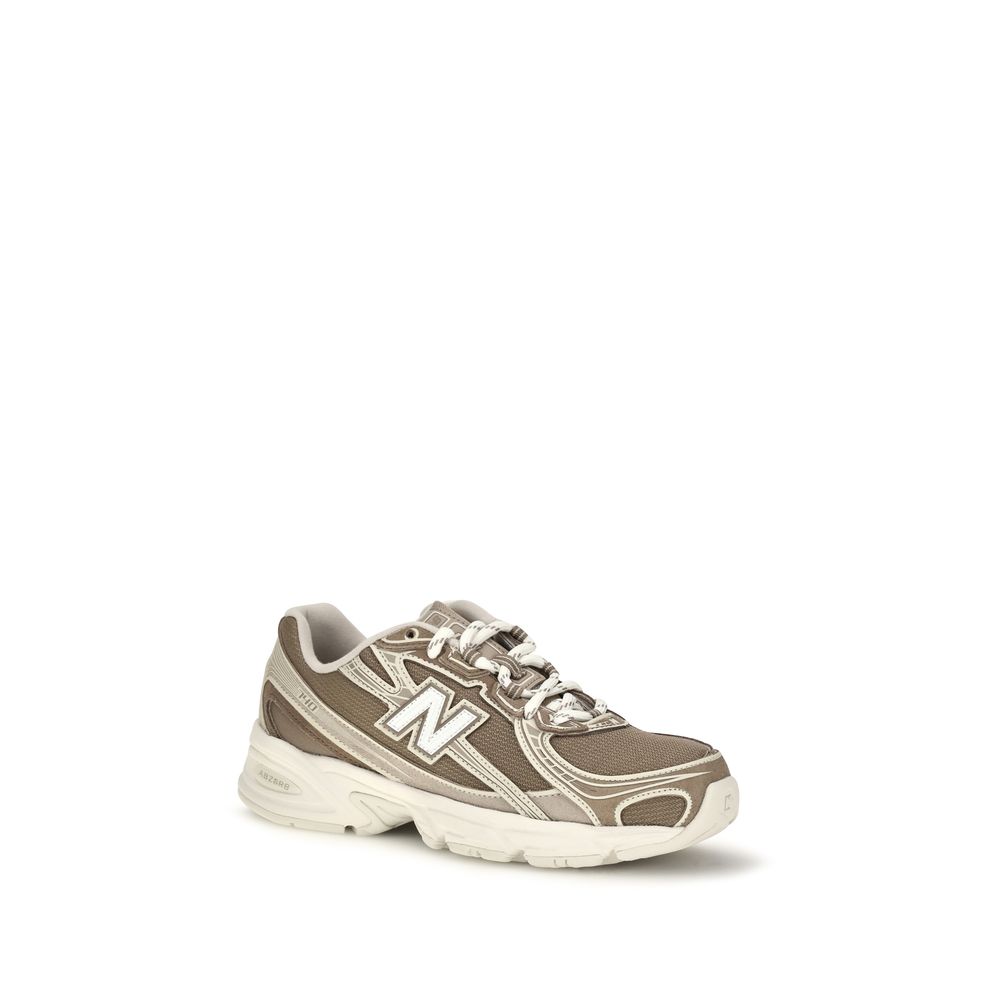 Baskets de sport New Balance beiges en tissu