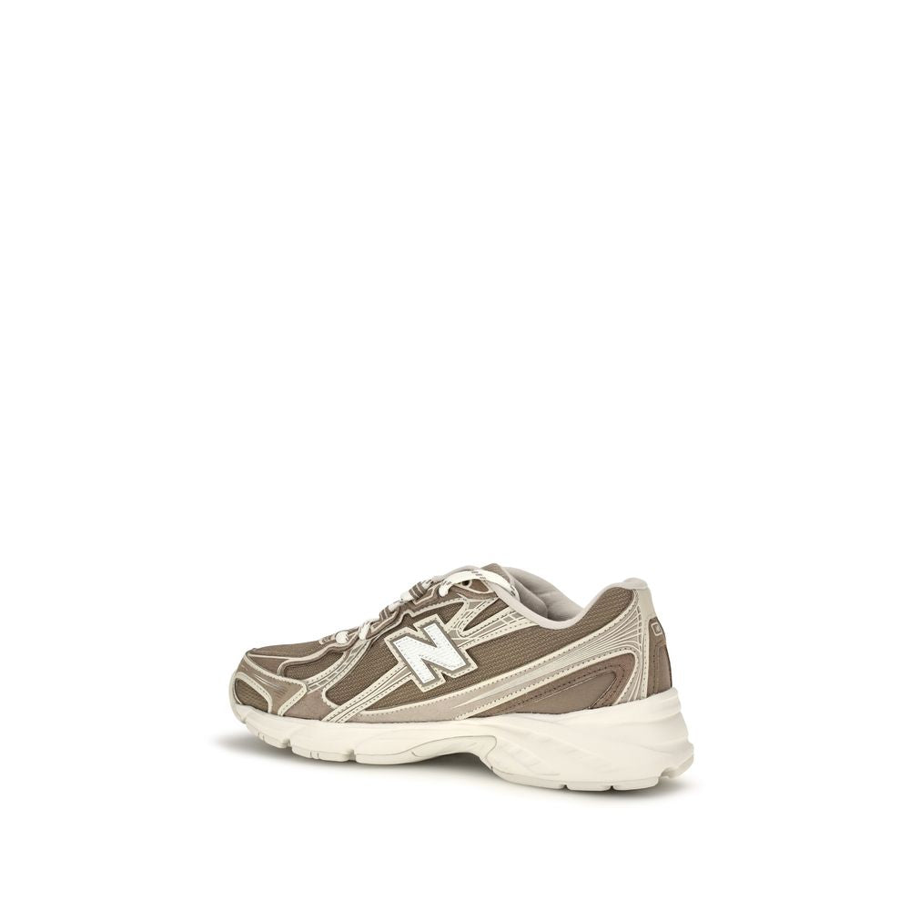 Baskets de sport New Balance beiges en tissu