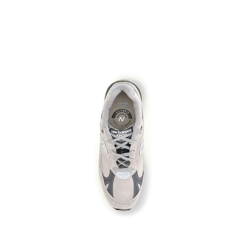 New Balance Gray Suede Leather Athletic Sneakers