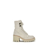 Bottes à lacets Pedro García en cuir de veau beige Bos Taurus