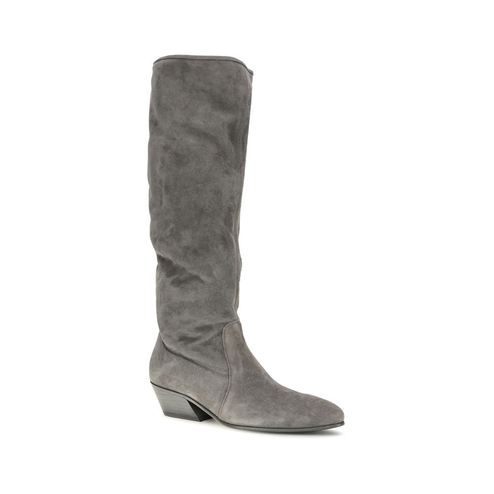 Bottes en cuir suédé Pedro García Gray