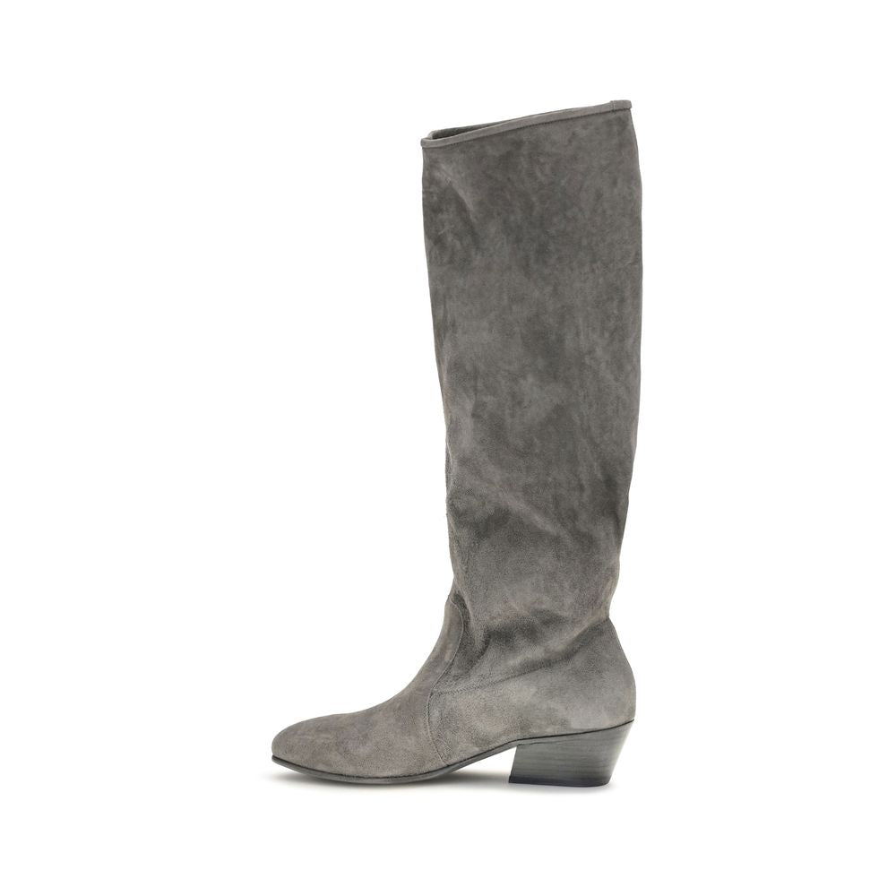 Bottes en cuir suédé Pedro García Gray