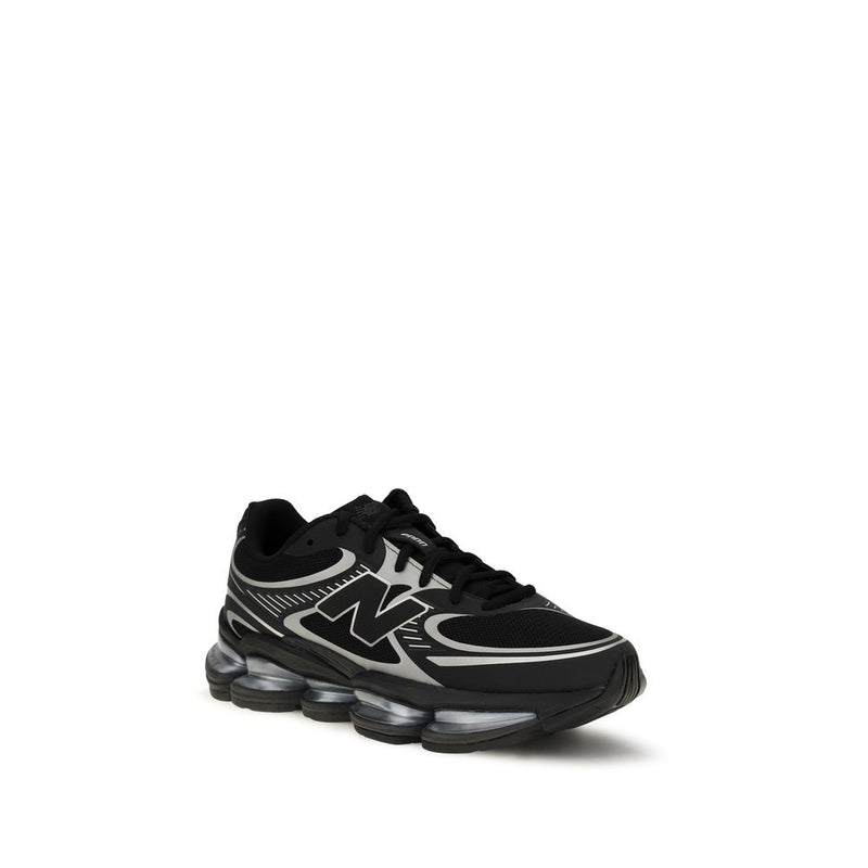 New Balance Black Fabric Athletic Sneakers