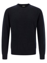 Cardigan Brioni bleu en cachemire