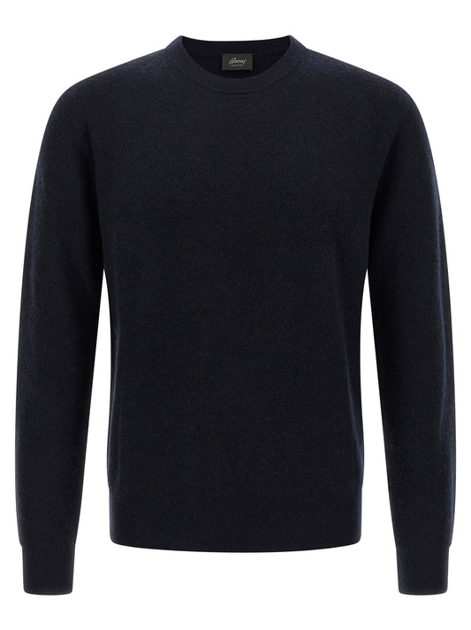 Brioni Blue Cashmere Cardigan