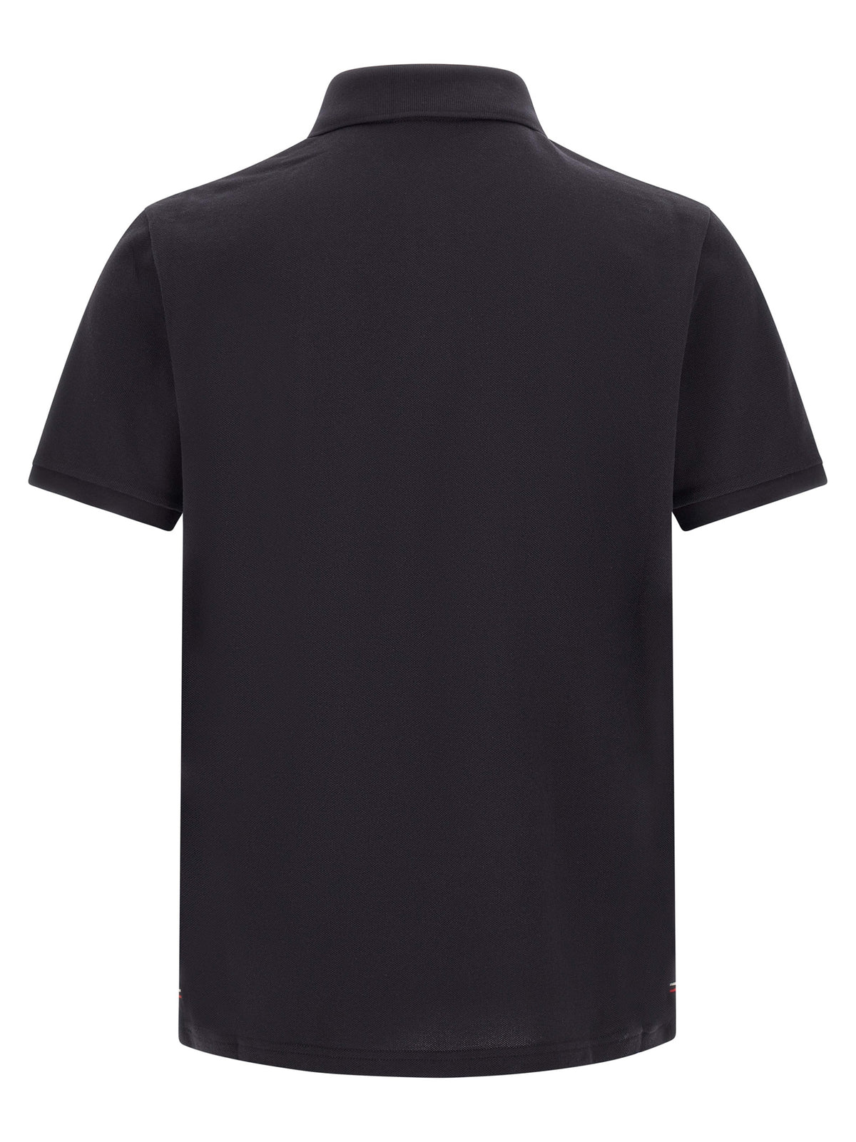 Polo Moncler en coton bleu