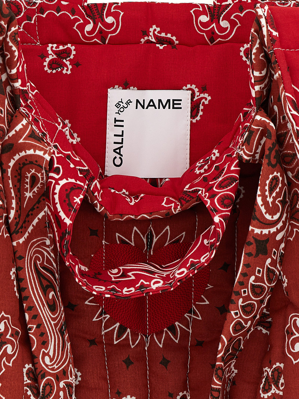 Sac fourre-tout en coton multicolore CALL ME BY YOUR NAME