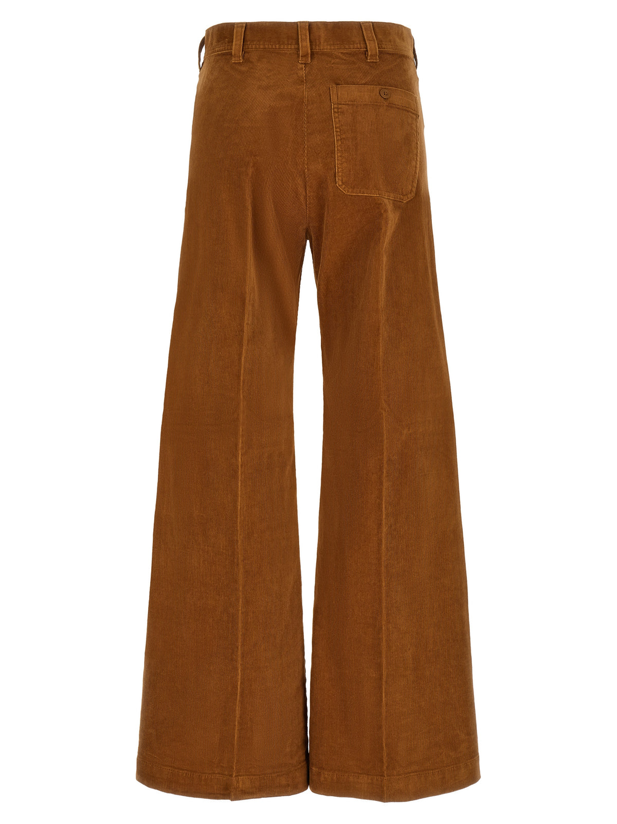 Pantalon évasé en coton marron Polo Ralph Lauren