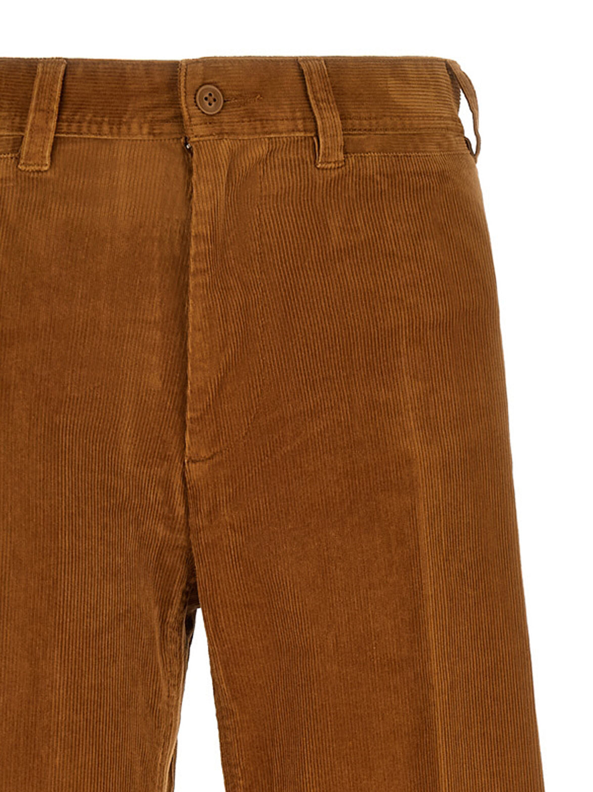Pantalon évasé en coton marron Polo Ralph Lauren