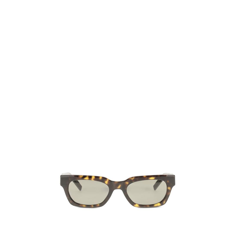 Saint Laurent Brown Acetate Sunglasses