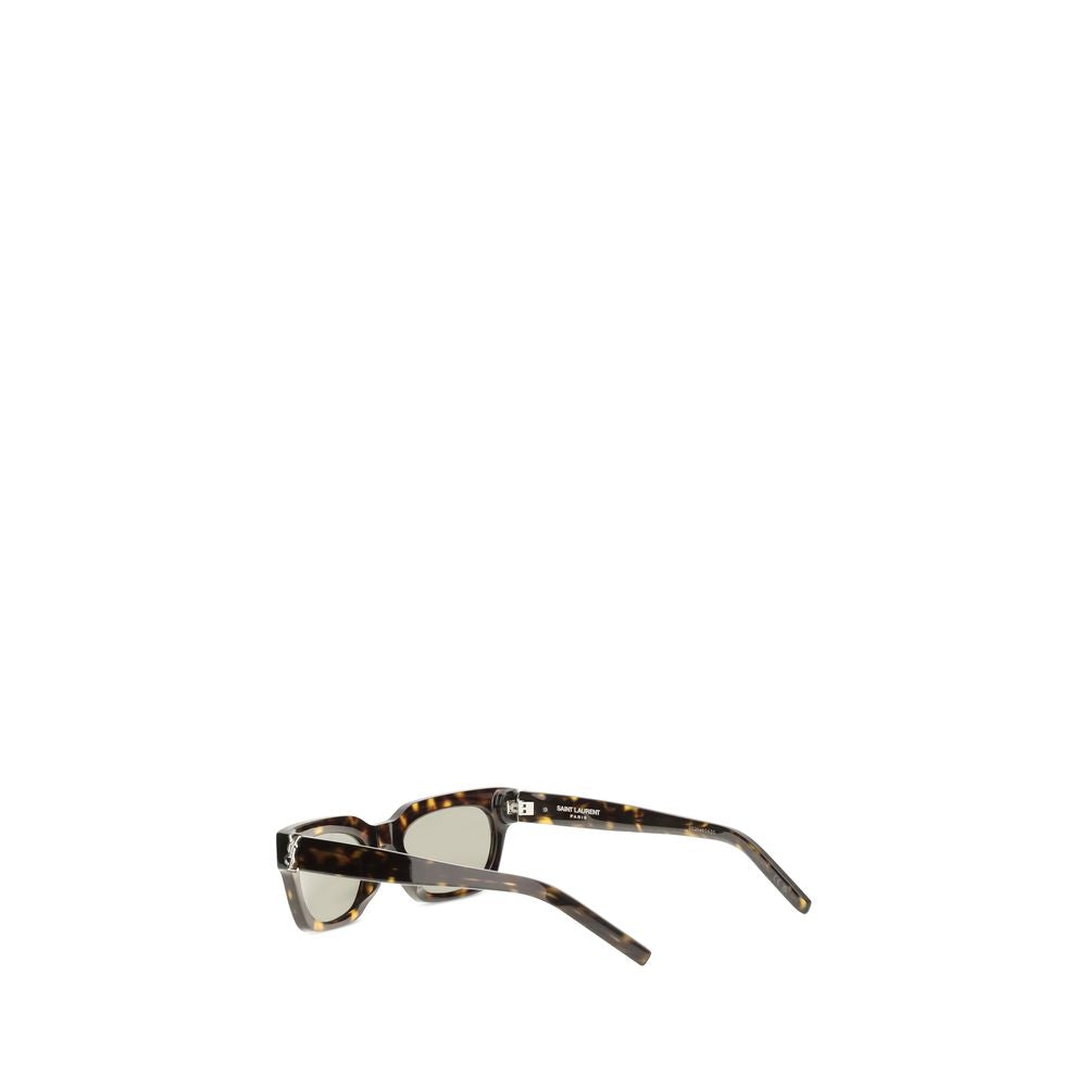 Lunettes de soleil Saint Laurent en acétate marron