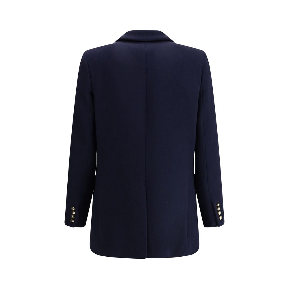 Blazer Blazé Milano en laine bleue Oves Aries
