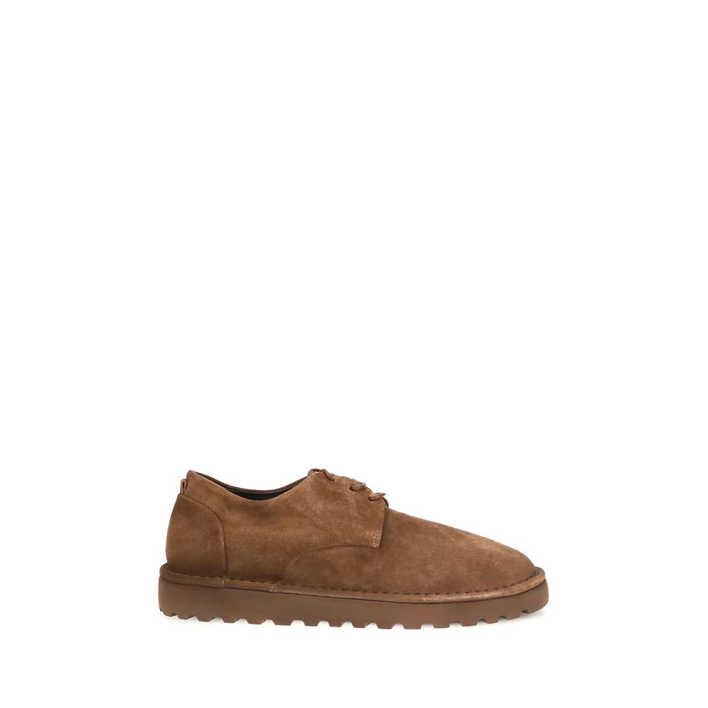 Marsell Chaussures Richelieu et Derby en Cuir de Veau Marron Bos Taurus