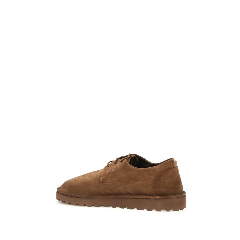 Marsell Brown Calf Leather Bos Taurus Oxfords And Derbies