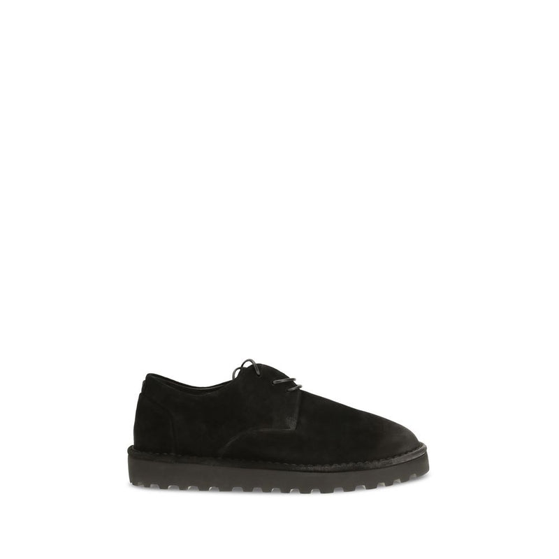 Marsell Black Calf Leather Bos Taurus Oxfords And Derbies