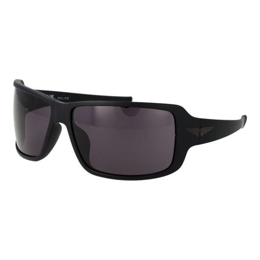 Police Black Plastic Sunglasses - Stylish UV Protection