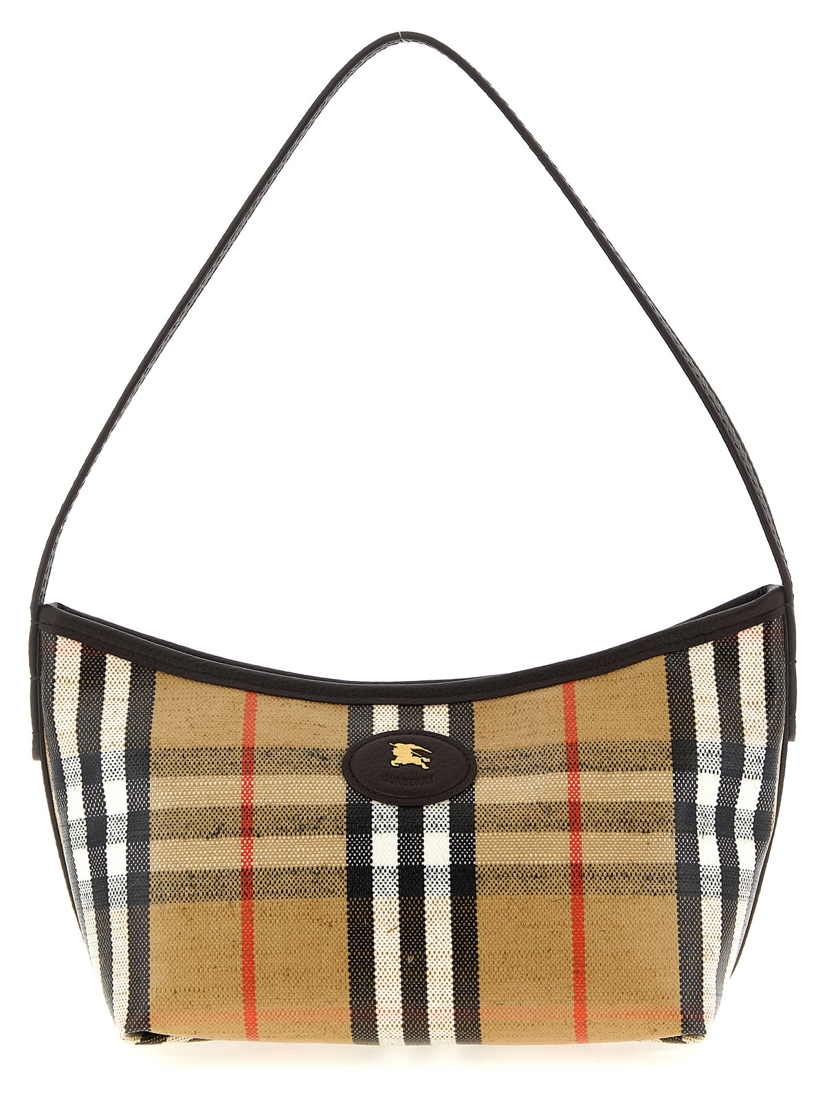 Sac porté épaule multicolore en coton Burberry