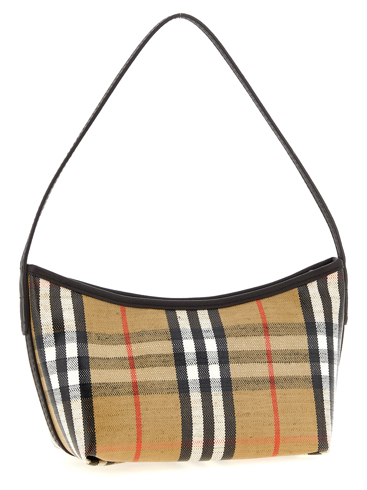 Sac porté épaule multicolore en coton Burberry