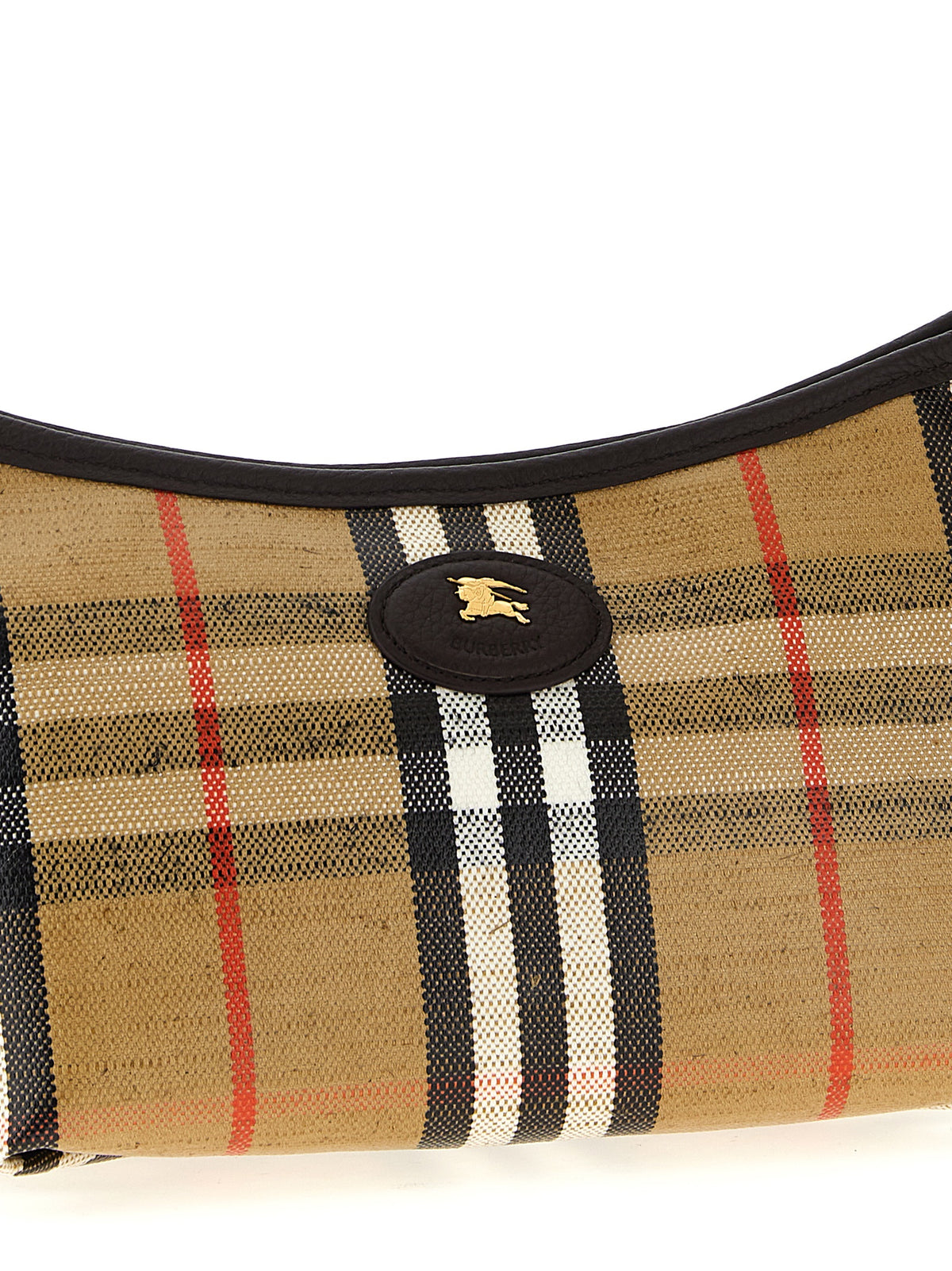 Sac porté épaule multicolore en coton Burberry