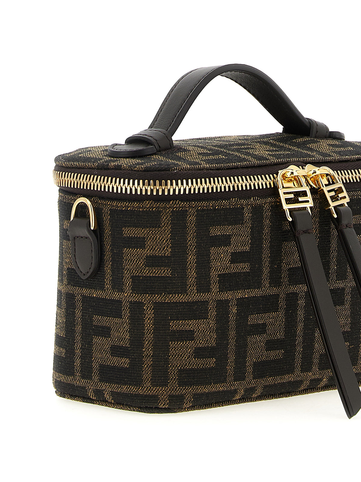 Sac à main Fendi en polyester marron