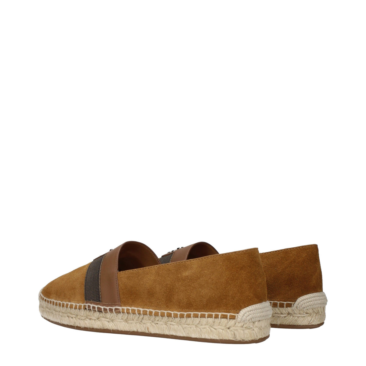 Espadrilles en cuir marron Christian Louboutin