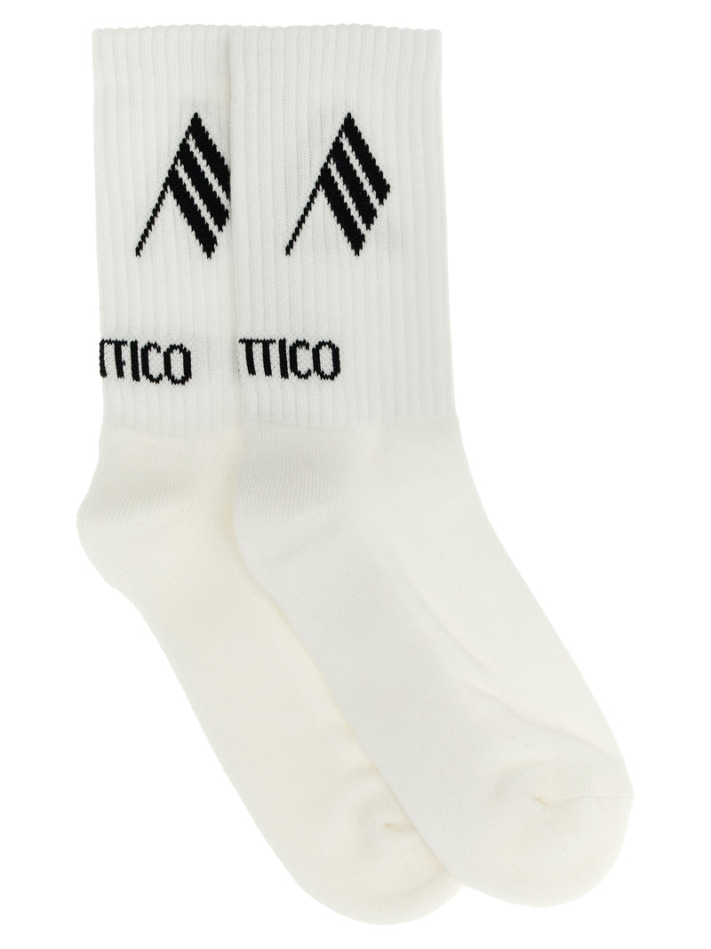 The Attico Bicolor Cotton Socks