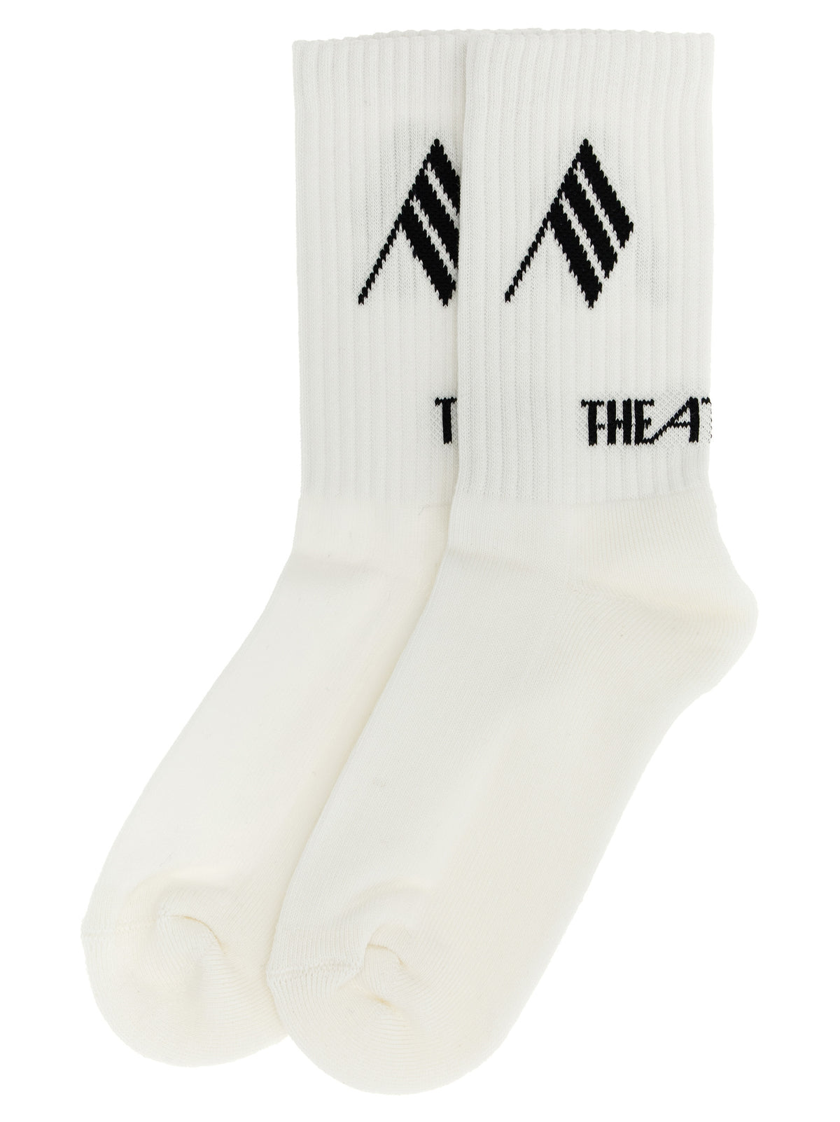 Les chaussettes The Attico bicolores en coton