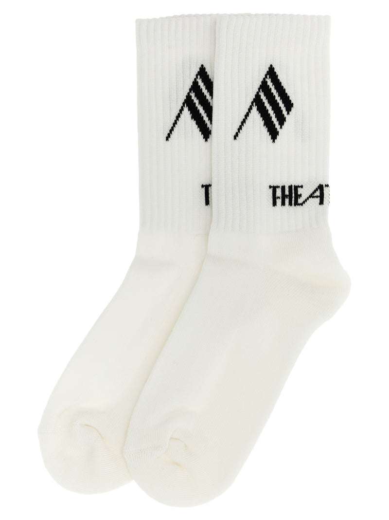 The Attico Bicolor Cotton Socks