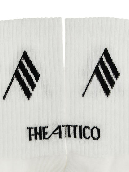 The Attico Bicolor Cotton Socks