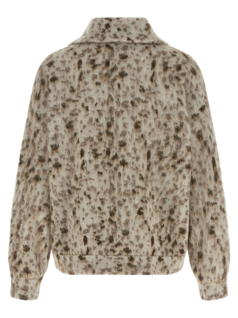 Brunello Cucinelli Multicolor Wool Cardigan