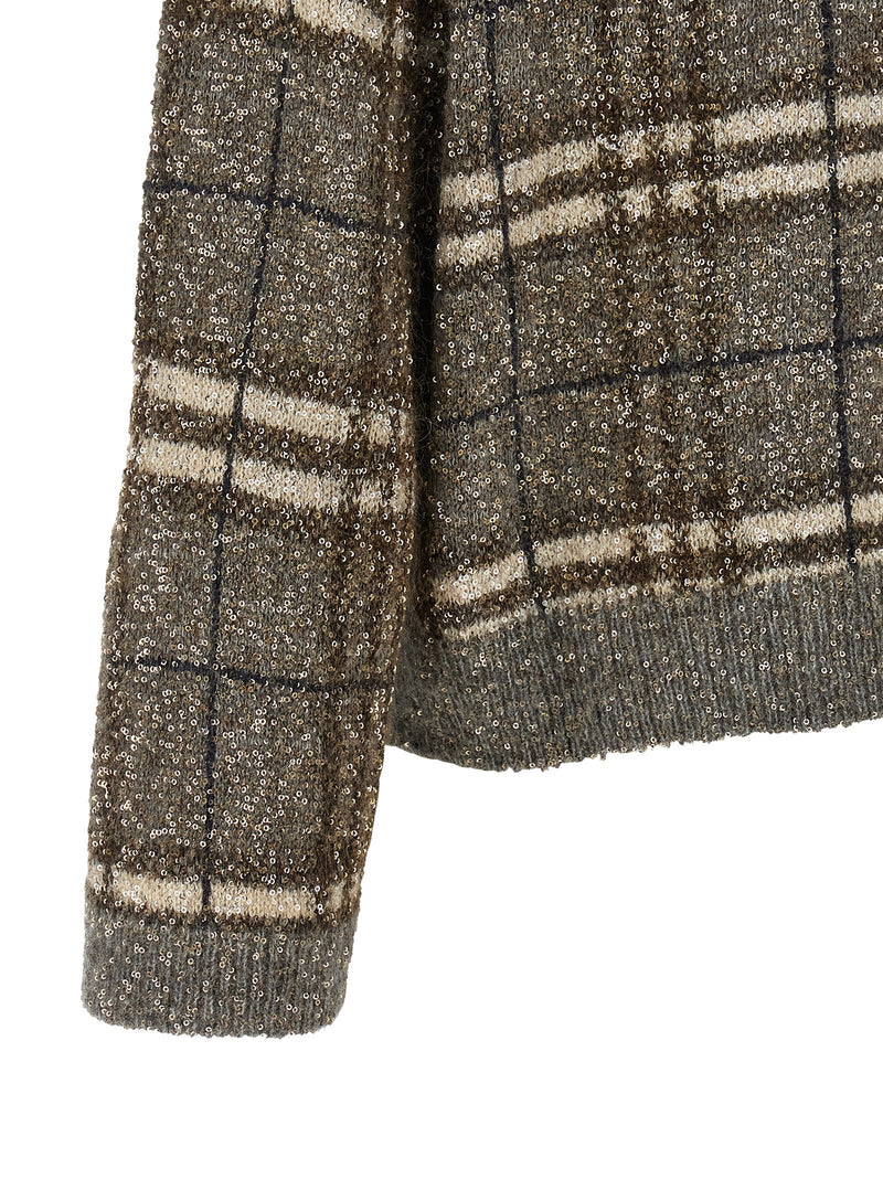 Brunello Cucinelli Multicolor Polyamide Cardigan