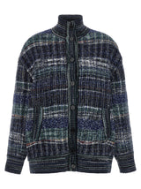 Missoni Blue Wool Cardigan