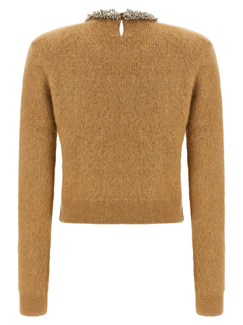 Self-Portrait Brown Polyester Cardigan
