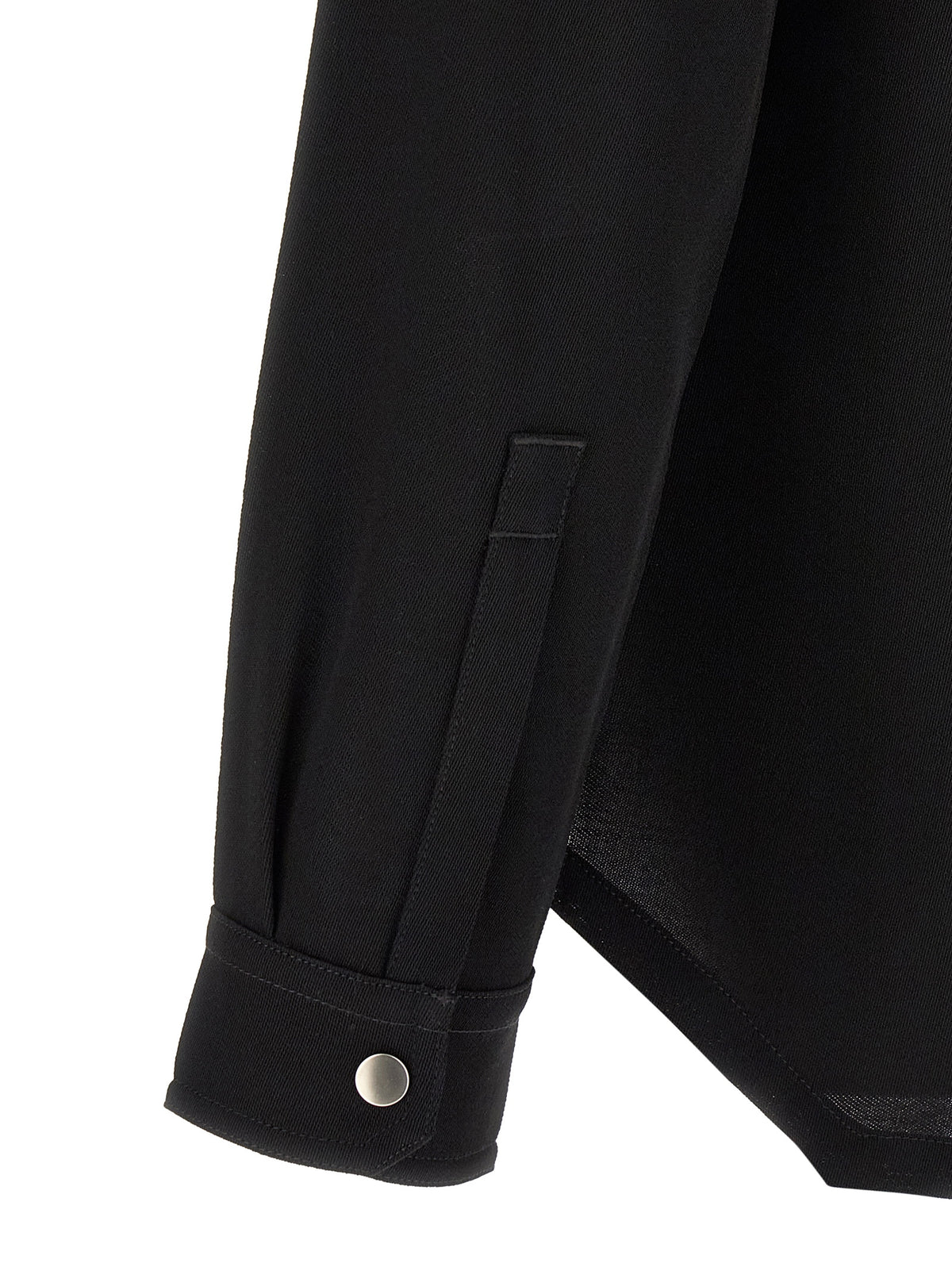 Rick Owens Black Cotton Blouse