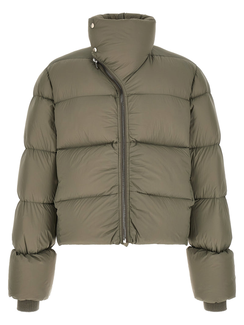 Rick Owens Bicolor Nylon Full-Length Jacket