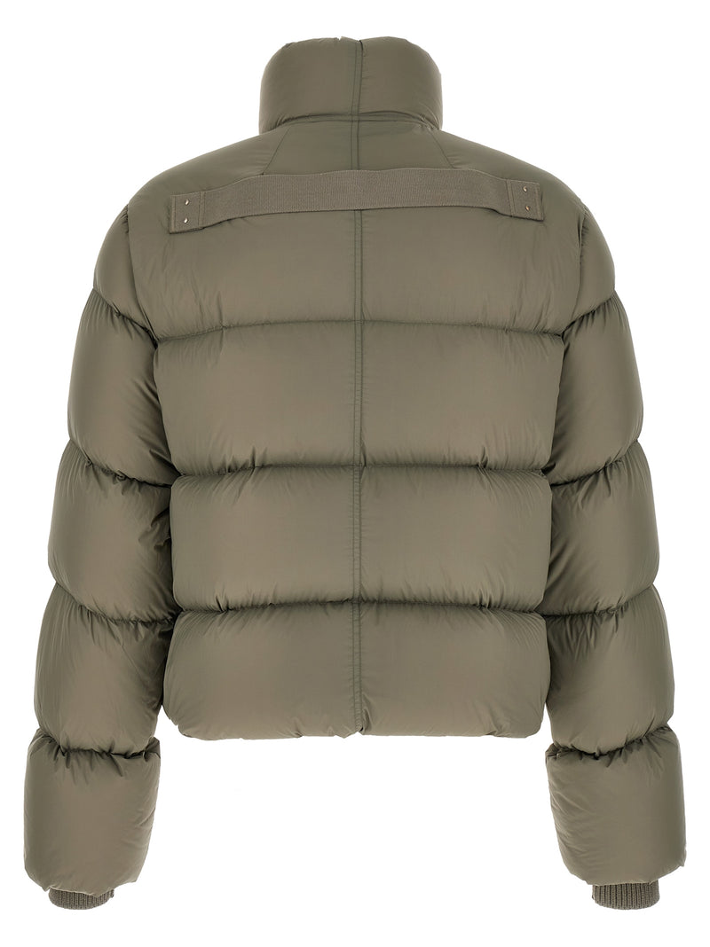 Rick Owens Bicolor Nylon Full-Length Jacket