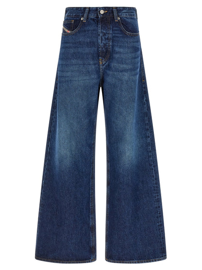 Diesel Blue Cotton Jeans Denim