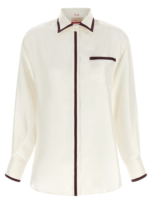 F.R.S. - FOR RESTLESS SLEEPERS White Silk Blouse