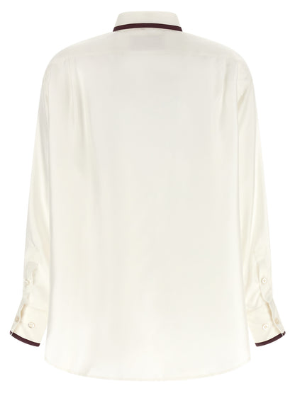 F.R.S. - FOR RESTLESS SLEEPERS White Silk Blouse