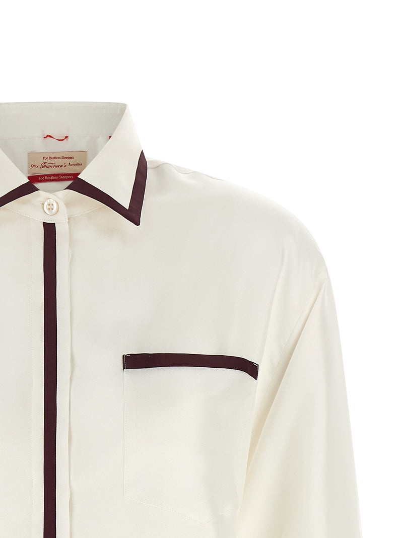 F.R.S. - FOR RESTLESS SLEEPERS White Silk Blouse