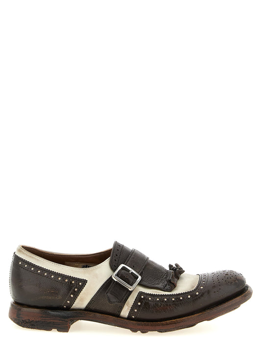 Church's Brown Calfskin Oxfords And Derbies