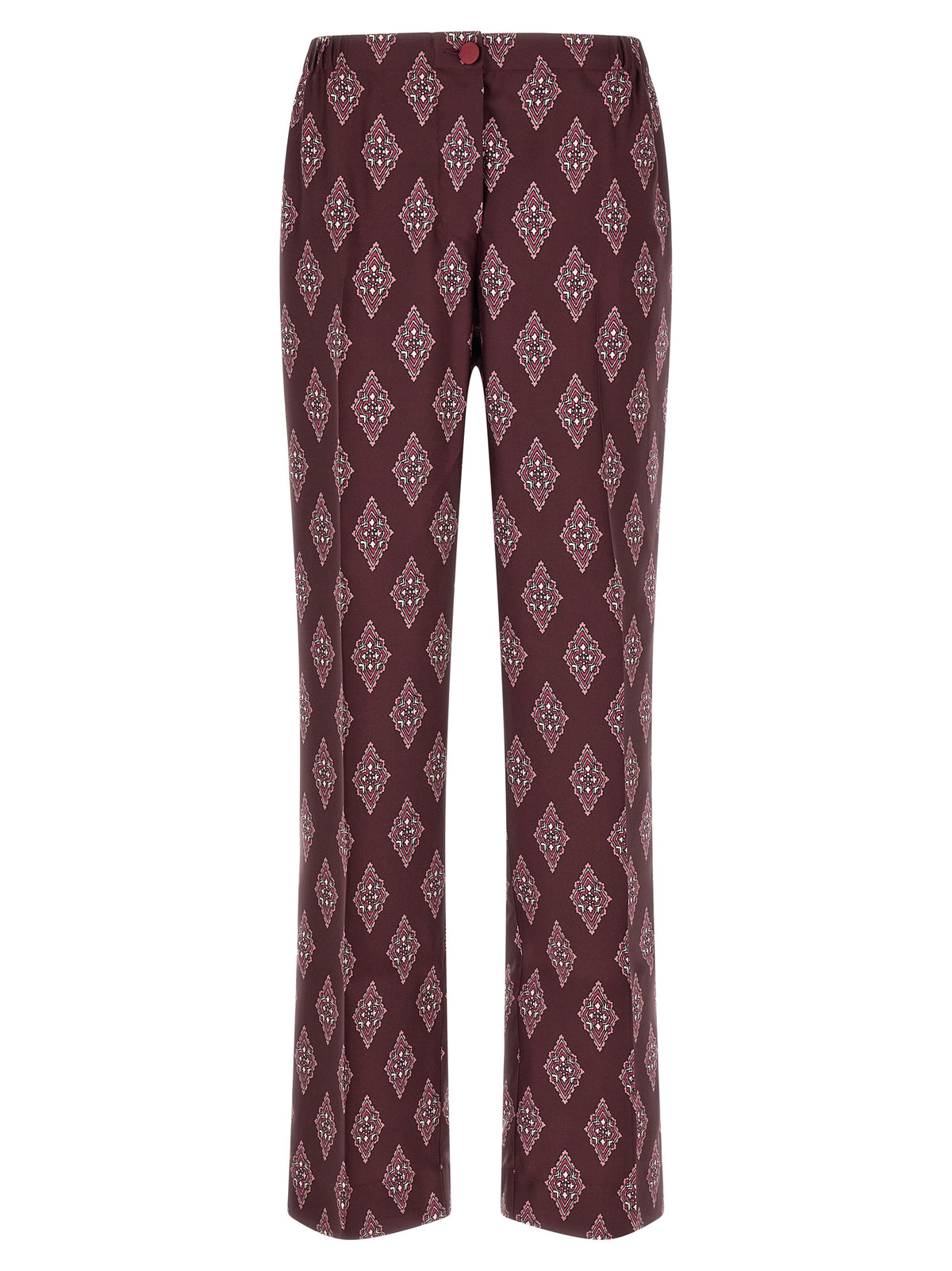 F.R.S. - FOR RESTLESS SLEEPERS Multicolor Silk Casual Pants