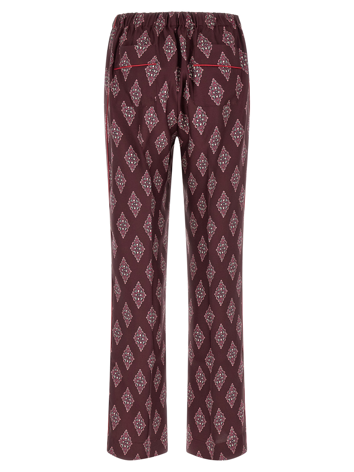 F.R.S. - FOR RESTLESS SLEEPERS Multicolor Silk Casual Pants