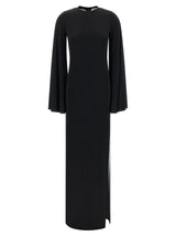 Darkpark Black Polyester Long Dress