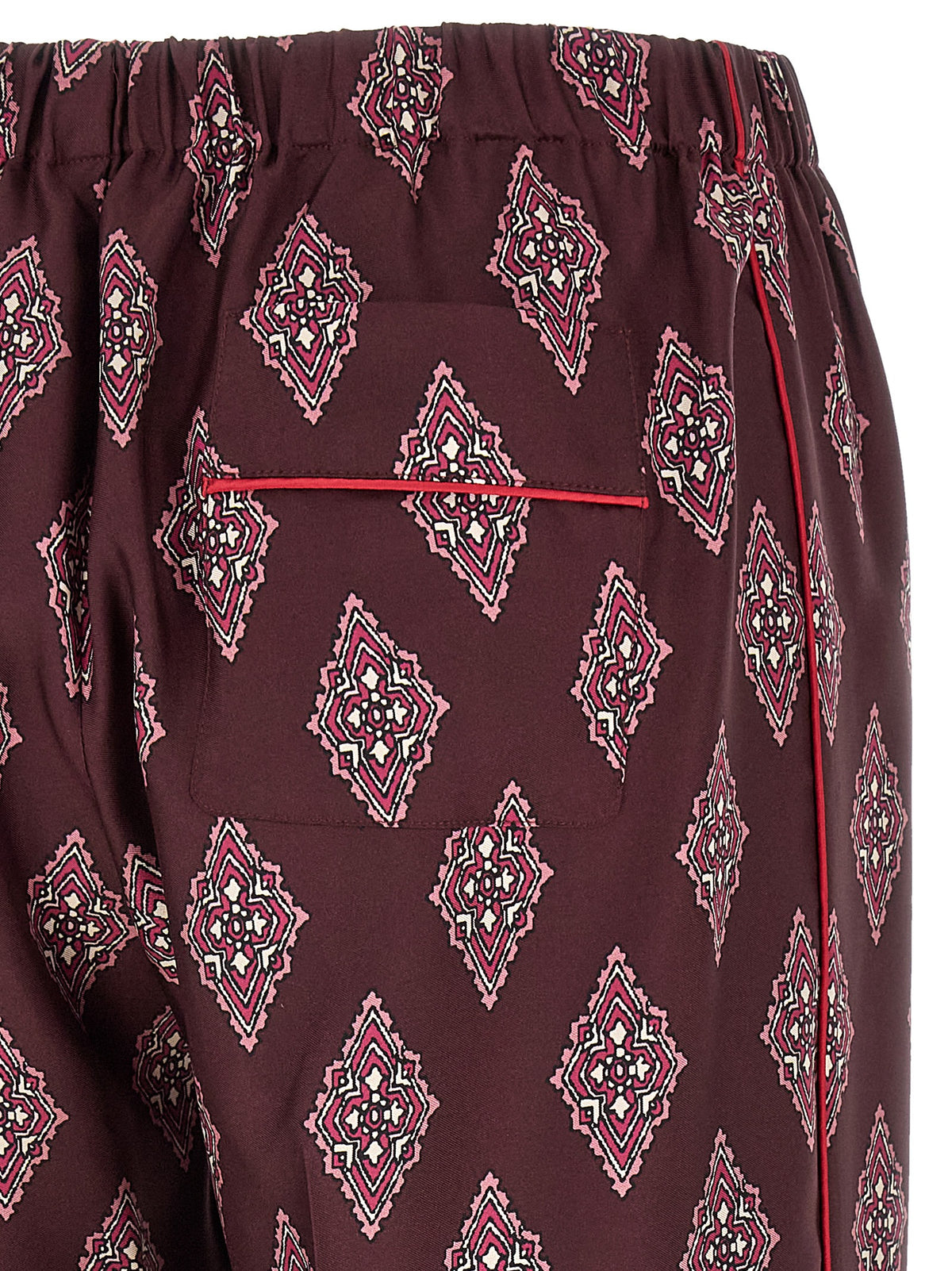F.R.S. - FOR RESTLESS SLEEPERS Multicolor Silk Casual Pants