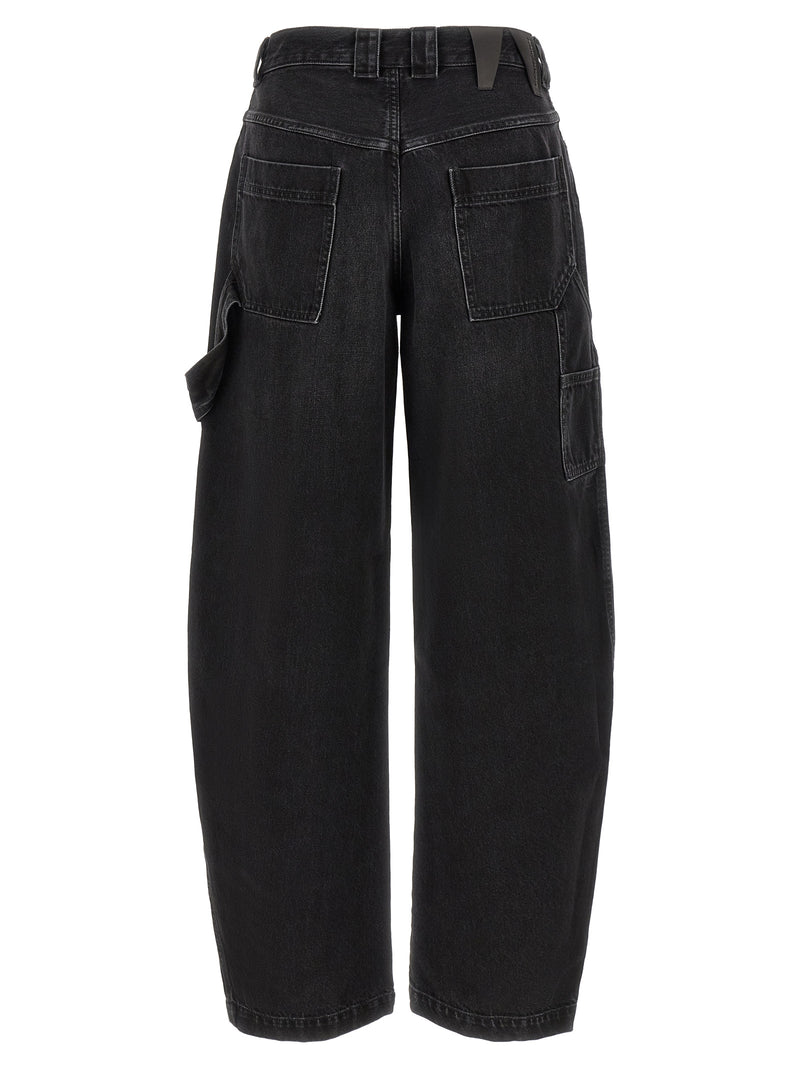 Darkpark Black Cotton Relaxed Fit Jeans
