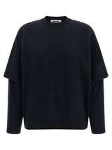 Darkpark Blue Merino Wool Cardigan
