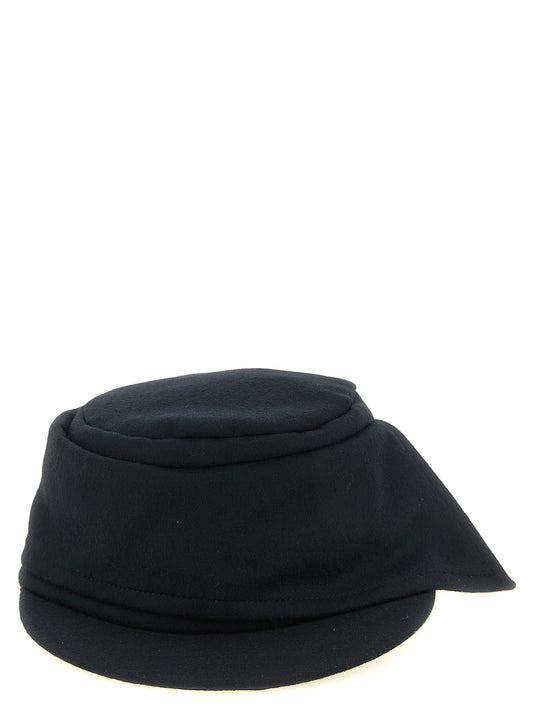 Yohji Yamamoto Black Polyamide Cap (Baseball Hat)
